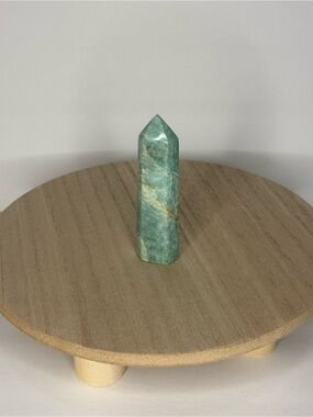 Natural Amazonite Crystal Tower 3 in Polished Obelisk Healing Stone